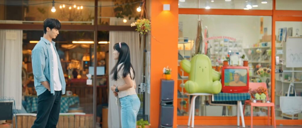 땅콩카페 앞기