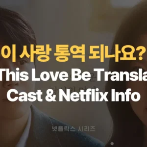 이-사랑-통역-되나요-Can-This-Love-Be-Translated-Cast-Netflix Info