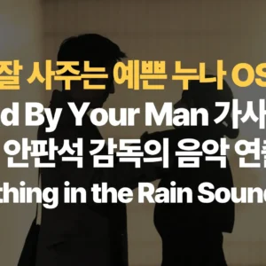 밥잘사주는예쁜누나-OST-Stand-By-Your-Man-가사해석-안판석-감독의-음악-연출-Something-in-the-Rain-Soundtrack