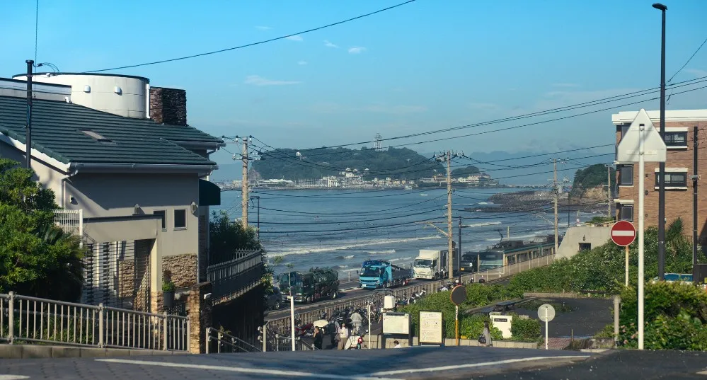 일본-카마쿠라고교앞-역-Kamakura Koko-mae-Station