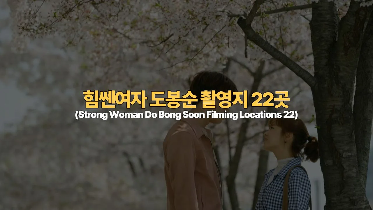 힘쎈여자 도봉순 촬영지 22곳 지도 총정리 | Strong Woman Do Bong Soon Filming Locations